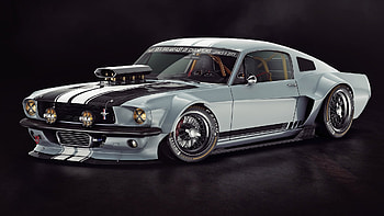 Ford-Mustang-1965, Car, 1965, Ford, Mustang HD wallpaper