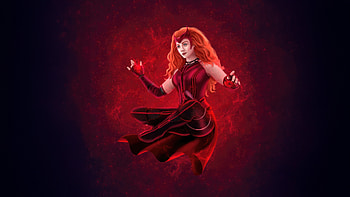 Scarlet Witch Sorceress Supreme, scarlet-witch, superheroes, artwork, art, digital-art, artist, artstation HD wallpaper