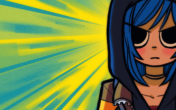 Colorful Scott Pilgrim Ramona Ramona Flowers ,cartoon . HD wallpaper