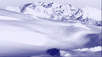 Very Cold, winter, snow, drifts, , mountains HD wallpaper