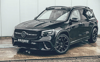 Mercedes-Benz GLB-Class, 2022, Brabus, exterior, front view, black GLB, GLB tuning, Mercedes-AMG GLB, German cars, Mercedes-Benz HD wallpaper