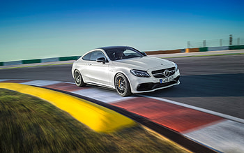 2016 Mercedes C63, mercedes, mercedes-amg, cars, track HD wallpaper