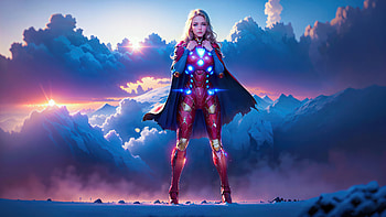 Supergirl Horizon, supergirl, superheroes, artwork, digital-art, artist, deviantart HD wallpaper