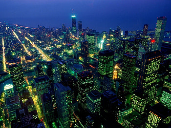 Landscape, Cities, Night HD wallpaper