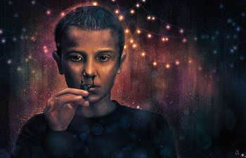 Eleven Strange Things, eleven-stranger-things, stranger-things, tv-shows, artist, artwork, digital-art HD wallpaper