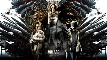 Resident Evil Village, Ethan Winters, Resident Evil, Mia Winters, Video Game, Chris Redfield, Mother Miranda, Rosemary Winters HD wallpaper