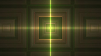 Green Neon Glow Geometric Squares Abstraction Abstract HD wallpaper