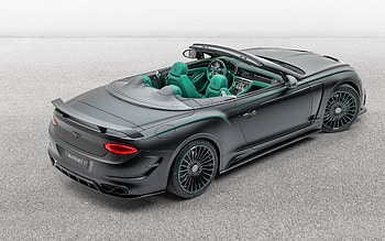 Bentley Continental GT V8 Convertible, Mansory, top view, luxury convertible, Continental GT Convertible, Bentley Continental GT tuning, British cars, Bentley HD wallpaper