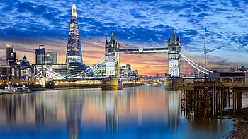 London Skyline, Tower bridge, River Thames HD wallpaper