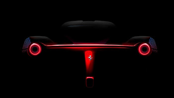 Silhouette, LaFerrari HD wallpaper