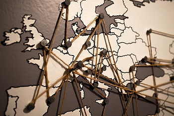 Miscellanea, Miscellaneous, Threads, Thread, Map, Connections, Connection, Continent HD wallpaper