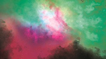 Colorful, clouds, cosmos, art HD wallpaper