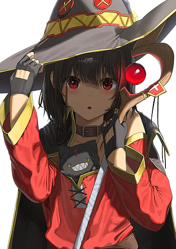 Megumin UwU, art, anime_, konosuba HD phone wallpaper