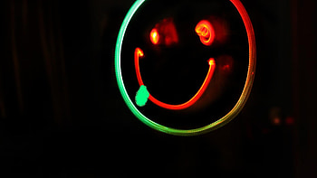 Smiley, Glow, Humor, Colors, Face, Light HD wallpaper