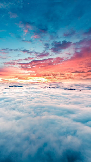 High quality clouds, Stunning backgrounds, Captivating beauty, Sky's allure HD phone wallpaper