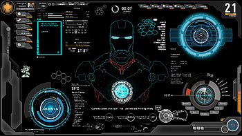 Iron Man Jarvis Iron man jarvi… HD wallpaper