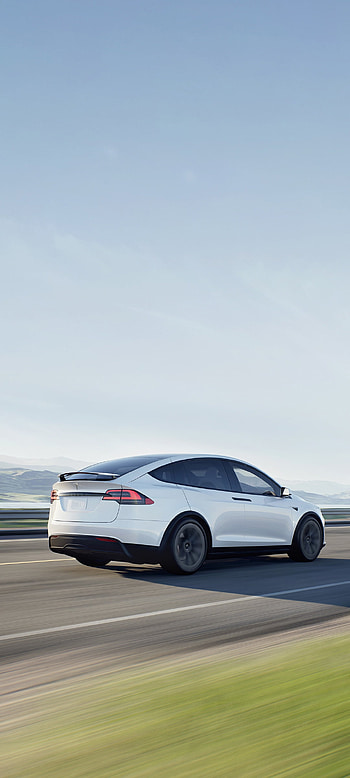 vehicle, Tesla Model X Plaid HD phone wallpaper