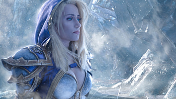 Jaina Proudmoore Warcraft Cosplay, artist, digital-art, games, deviantart, cosplay HD wallpaper