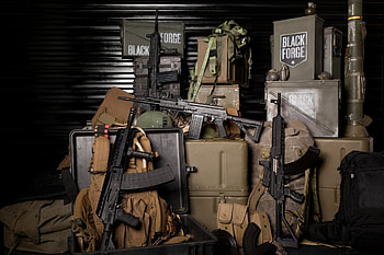 machines boar assault rifles weapon grenade shops boxes handbags equipment military ammunition HD wallpaper