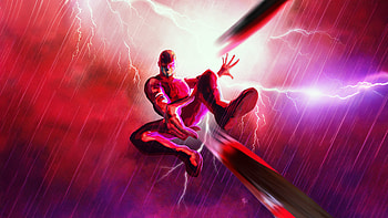 The Strength Of Daredevil, daredevil, superheroes, artwork, artist, art, digital-art, artstation HD wallpaper