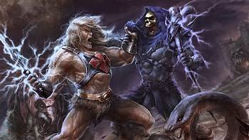 He Man Vs Skeletor Artwork, he-man, skeletor, artist, artwork, digital-art, deviantart, art HD wallpaper
