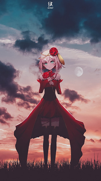 Destiny, anime x reality, cloud, sky, anime aesthetic, takt op. destiny, anime , cosette schneider, anime HD phone wallpaper
