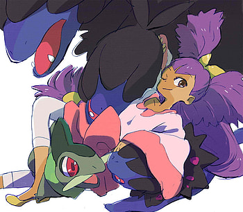 pokemon, axew, iris, trainer HD wallpaper