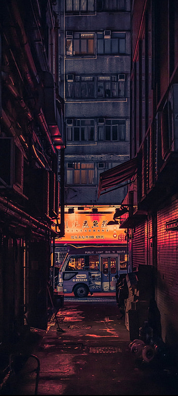 Chinese street, Red, City HD phone wallpaper