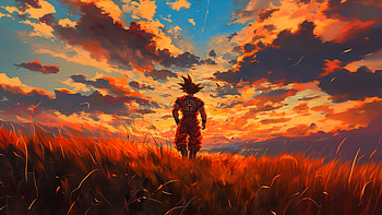 Embrace Goku, goku, anime, artist, artwork, digital-art, deviantart HD wallpaper