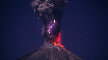 Volcano Eruption, volcano, nature HD wallpaper