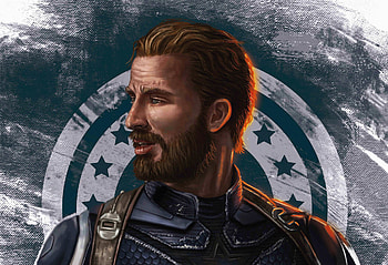 Captain Beard America, captain-america, artwork, artist, artstation, superheroes HD wallpaper