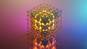 Glass Grid , abstract, artist, artwork, digital-art HD wallpaper