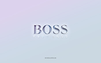 Hugo Boss logo, cut out 3d text, white background, Hugo Boss 3d logo, Hugo Boss emblem, Hugo Boss, embossed logo, Hugo Boss 3d emblem HD wallpaper