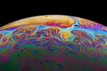 Macro, Divorces, Multicolored, Motley, Bubble, Soap Bubble HD wallpaper