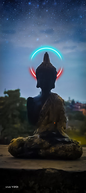 Buddha, atmosphere, sky HD phone wallpaper