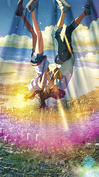 Hodaka Morishima, Hina Amano, Tenki no ko, Anime, Weathering with You HD phone wallpaper