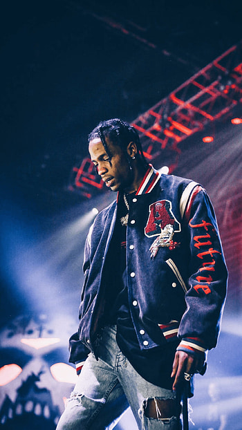 Travis Scott, Energetic performances, Hip-hop superstar, Unique musical style HD phone wallpaper