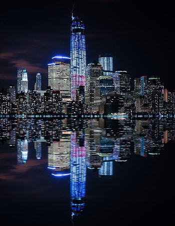 New York at Night, NYC at night, New York travel, NY city HD phone wallpaper