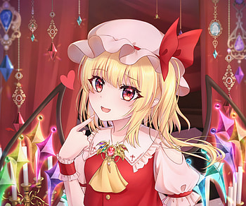 Flandre Scarlet, Flandre Scarlet, Anime, Touhou HD wallpaper