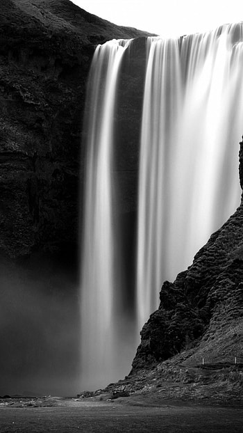 Icelandic waterfalls, Stunning , Nature's majesty, Breathtaking view HD phone wallpaper