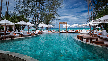 Nikki Beach Resort, Koh Samui getaway, Compare deals, Luxury accommodations HD wallpaper