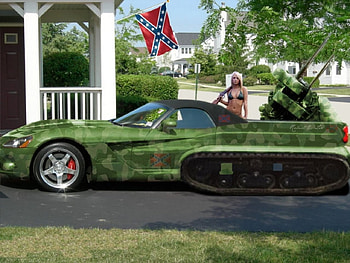Southern Cowgirl Invoking dom......., style, fun, car, guns, cowgirls, NRA, dixie flag, blondes, rifle, girls, tank, women, Trump, models, western, female HD wallpaper
