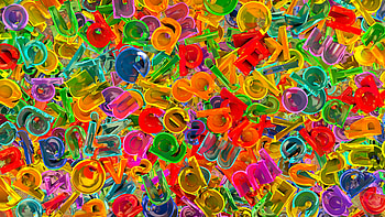 Multicolored, Motley, 3D, Pattern, Volume, Letters HD wallpaper