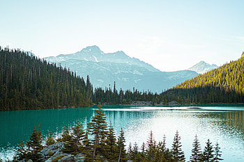 Nature, Trees, Mountains, Lake, Forest, Spruce, Fir HD wallpaper
