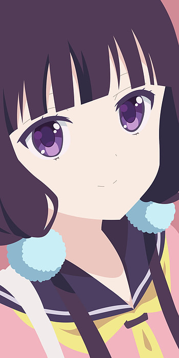 minimalist, Anime, minimalist anime HD phone wallpaper