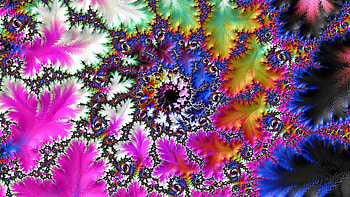 Trippy Psychedelic Fractal, colorful, colors, artistic, Abstract, fractal HD wallpaper