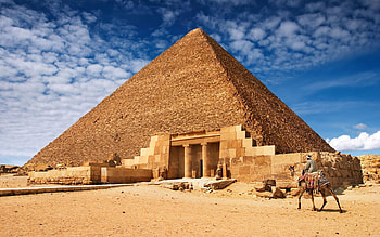 The Great Pyramid of Cheops, Egypt HD wallpaper