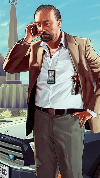 Gta 5, Police Character HD phone wallpaper