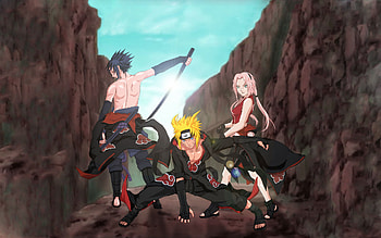 Anime - Naruto Sakura Haruno Naruto Uzumaki Sasuke Uchiha HD wallpaper