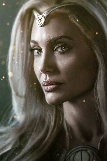Angelina Jolie, eye, hollywood actress HD phone wallpaper
